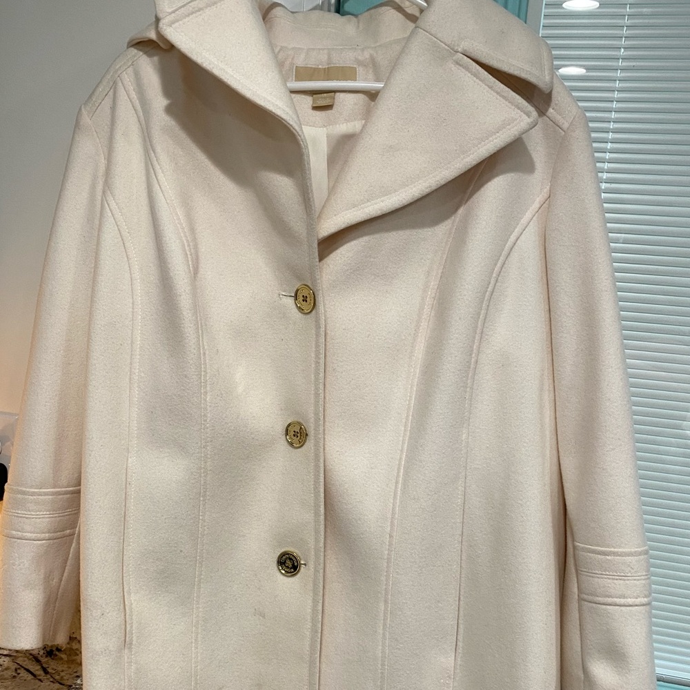 Micheal Kors hooded walker coat plus size